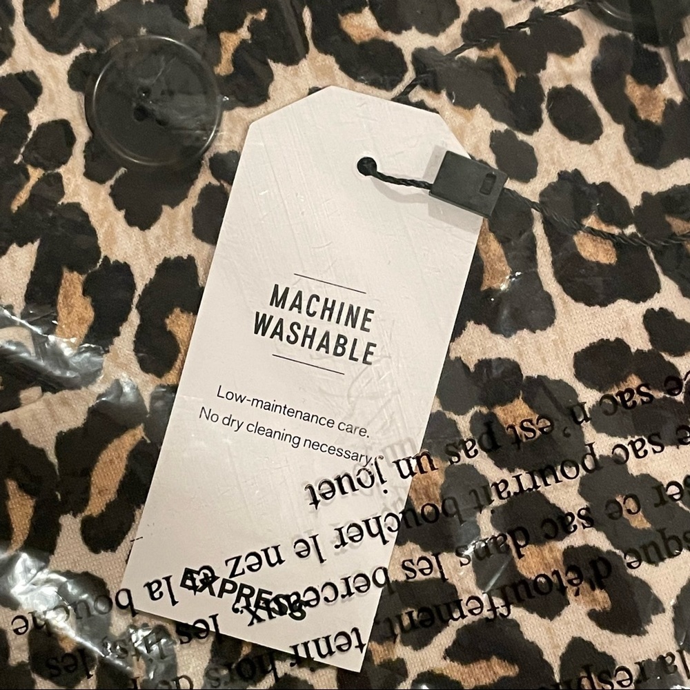 Express Leopard Boyfriend Blazer NWT Small - Picture 8 of 8